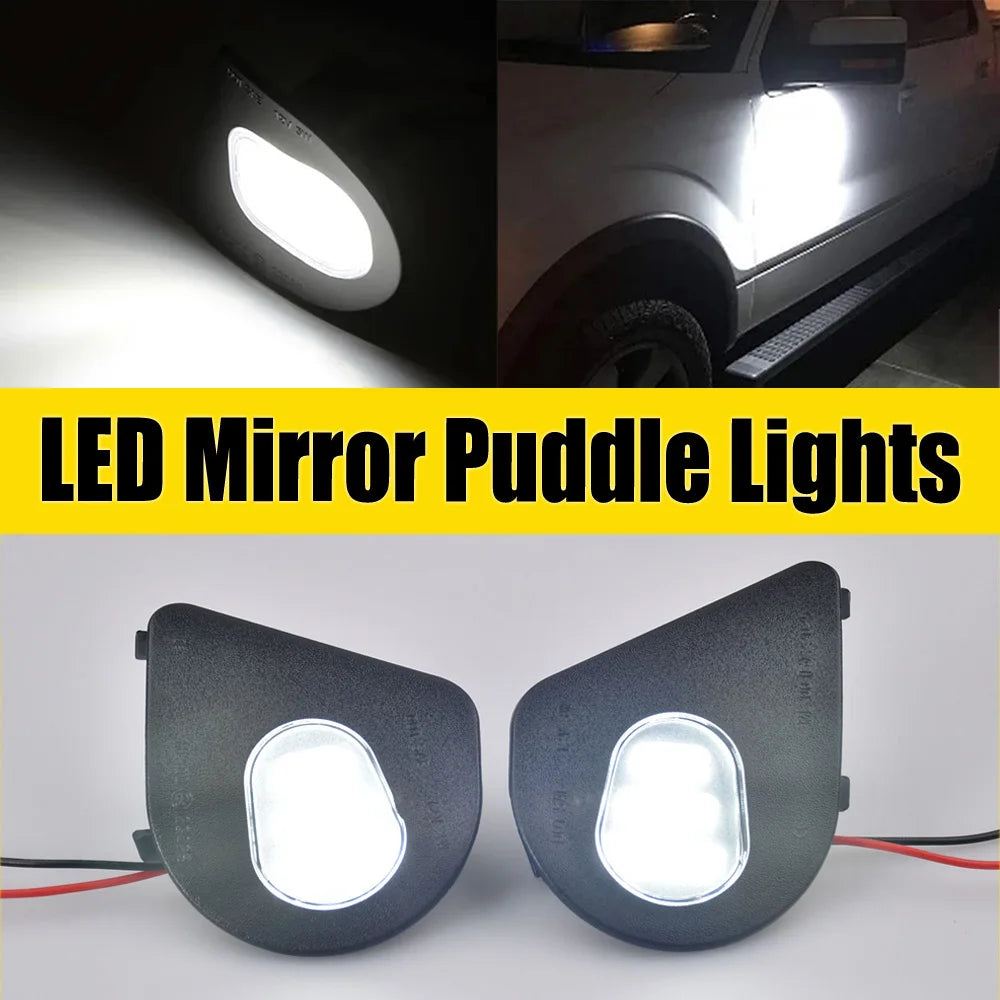 lampe led miroir voiture noir diodes clips câbles modernes dodge ram 1500 2500 3500
