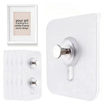 porte photos adhésifs blancs modernes sans perçage durables transparents affiches