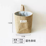 sac main moderne étoiles rayures jute beige gris rustique anneaux logo étiquette poignée
