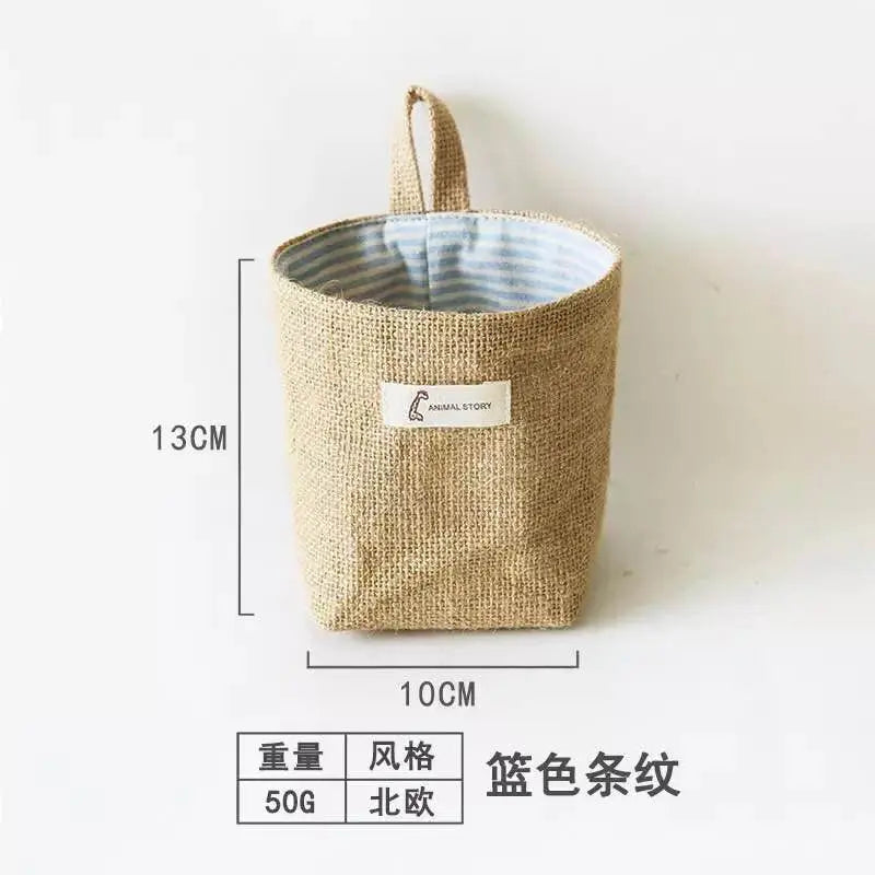 sac main moderne étoiles rayures jute beige gris rustique anneaux logo étiquette poignée