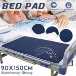 coussin lit absorbant imperméable antiderapant moderne bleu marine quilted 90x150cm coton polyester