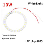 Anneaux lumineux led blanc moderne 10w 12w diamètre 112mm 156mm