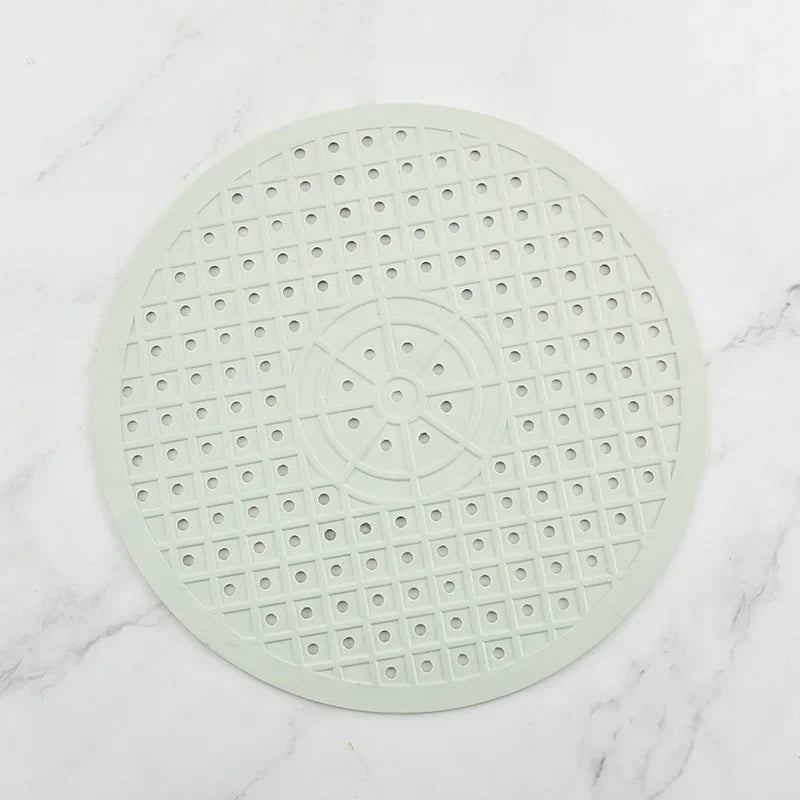 tapis cuisine moderne perforé adhésif noir blanc vertclair