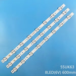 bande led blanc moderne 600mm rectangulaire lisse opaques