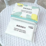 serviettes toilette coton douces imprimées feuilles vertes blancs usage multiple portable hygiène voyage