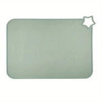 tapis souris silicone sans motif moderne rose beige gris vert bleu jaune marron respectueux