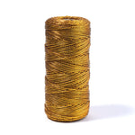 ficelle polyester 100m 1.5mm glitter violet doré bleu vert rouge moderne boîte cadeau fleur