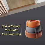 ruban transition seuil adhésif pvc aspect bois moderne gris marron beige 4cm large 3m