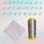 serviettes brodées monogrammées classique finition opaquer 100 coton blanc table manger événementiel