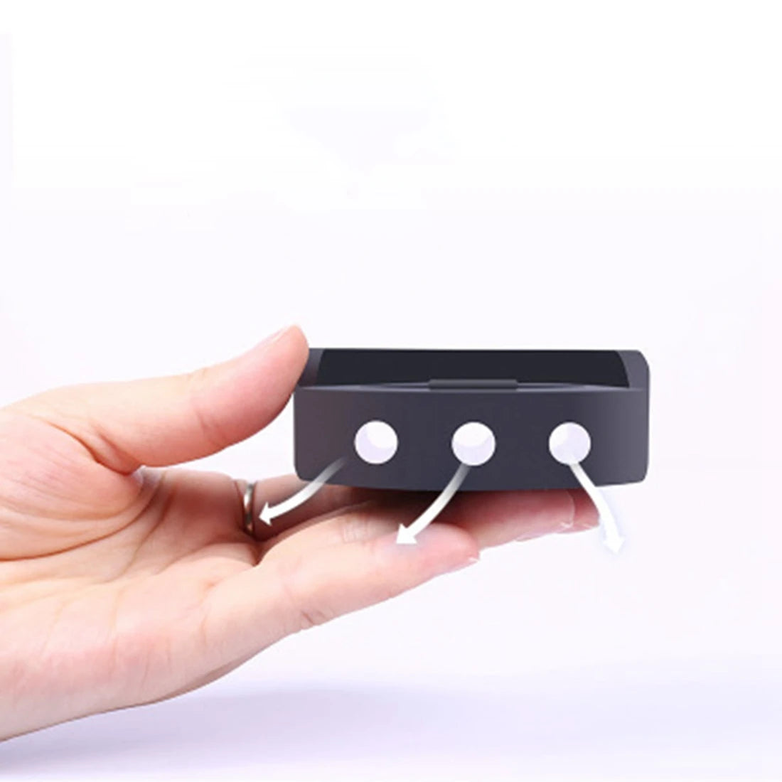 supports meubles anti vibration adhésifs noirs modernes meubles rond perforations pièces
