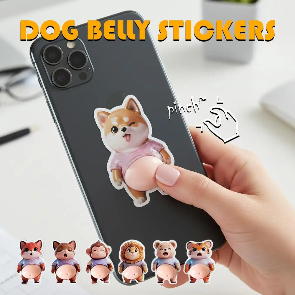 sticker autocollant animal cartoon violet beige rose noir blanc chien chat singeintérieur decoration