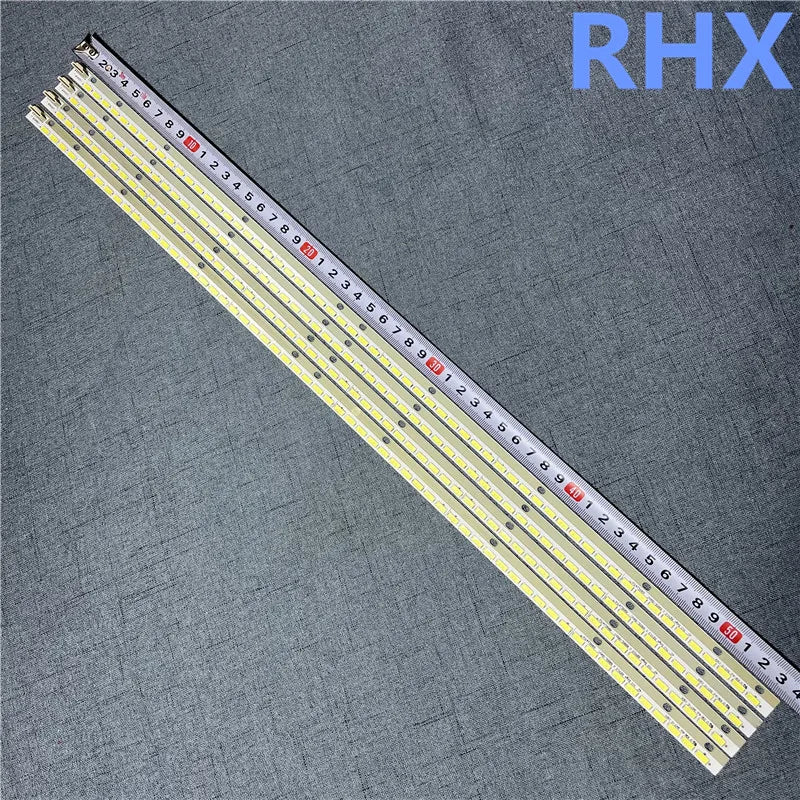 bande led blanc jaune moderne ligne droite points noirs 203mm 50mm 100%neuf 2pcs