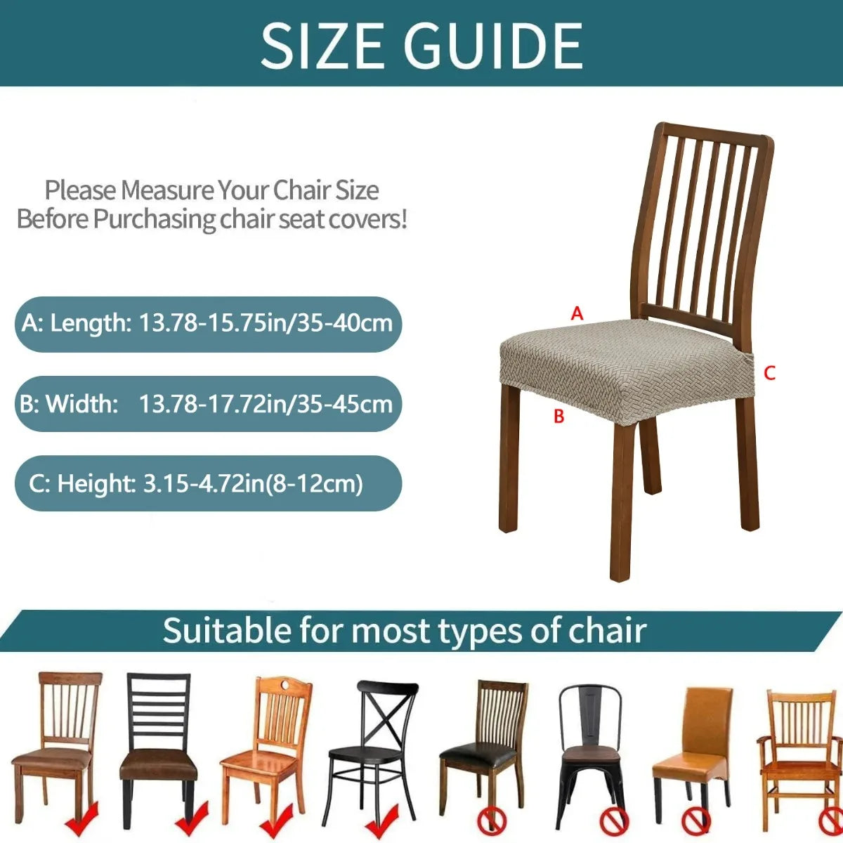 housse chaise tissée motifs géométriques gris clair élasthanne polyester élastique moderne protection anti poussière