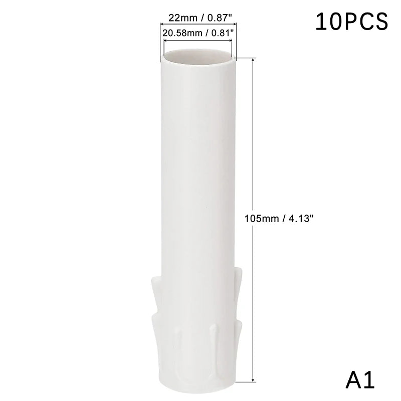 bougies décoratives marron blanc noir texture goutteuse moderne capsules fixation