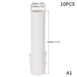 bougies décoratives marron blanc noir texture goutteuse moderne capsules fixation