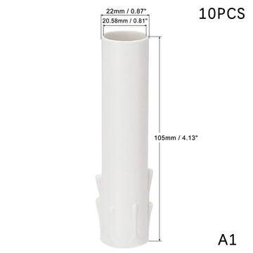 bougies décoratives marron blanc noir texture goutteuse moderne capsules fixation