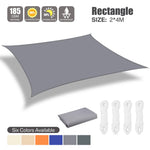 voile soleil gris tissé moderne protection uv 98% jardin extérieur imperméable