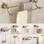 accessoires salle bain or strass classique porte serviettes porte papier toilette