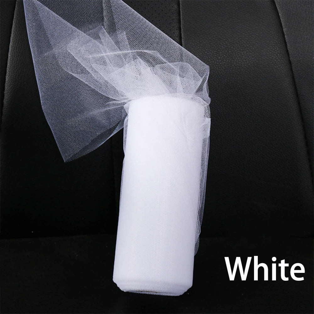 rubans tulle violet rose bleu festifs opaques tulle fini polyester décoration mariage artisanat rapide