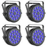 projecteur led noir dmx512 auto son maître esclave réglable disco professionnel
