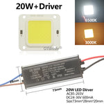 ampoule led haute puissance 10w 20w 30w 50w 70w 100w pilote modernes blancs