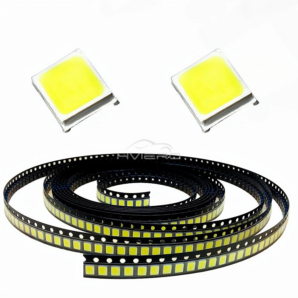 diodes led jaune rouge vert blanc chaud violet orange électronique modernes 2835 bright chips