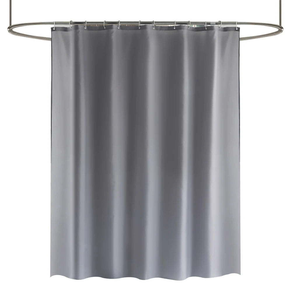 rideau douche moderne transparent rose aimants lestés blanc gris respectueux environnement