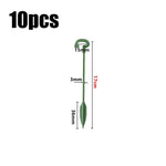 supports plantes tige vert robuste 37cm 27cm 17cm anneau jardinage fleur grimpantes moderne