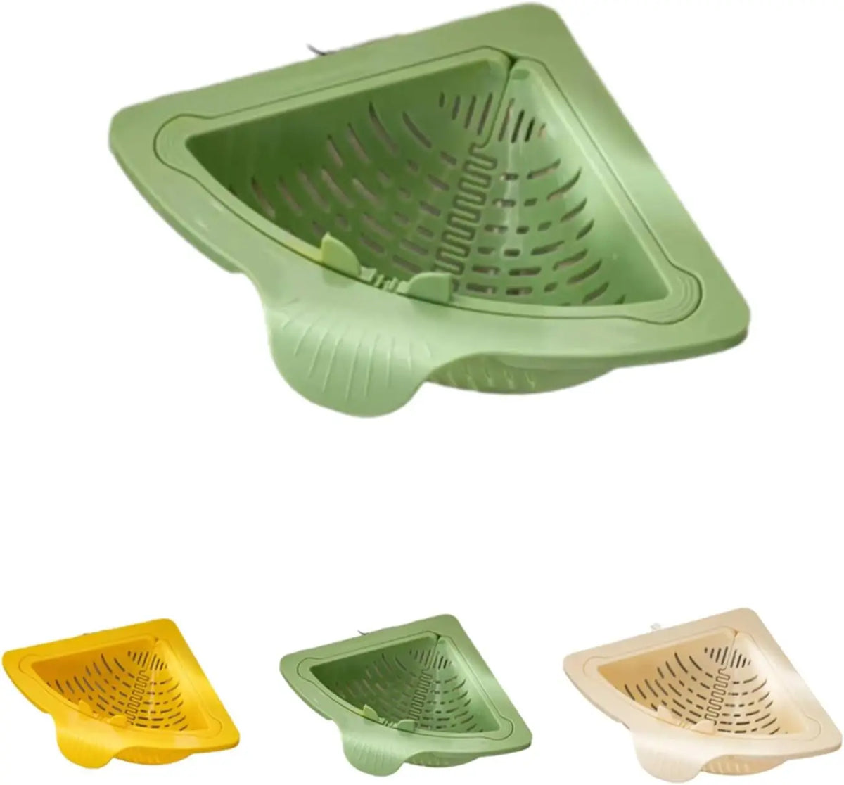 panier cuisine transparent perforé moderne aimants 17cm 9.5cm égouttoir angle suspendu