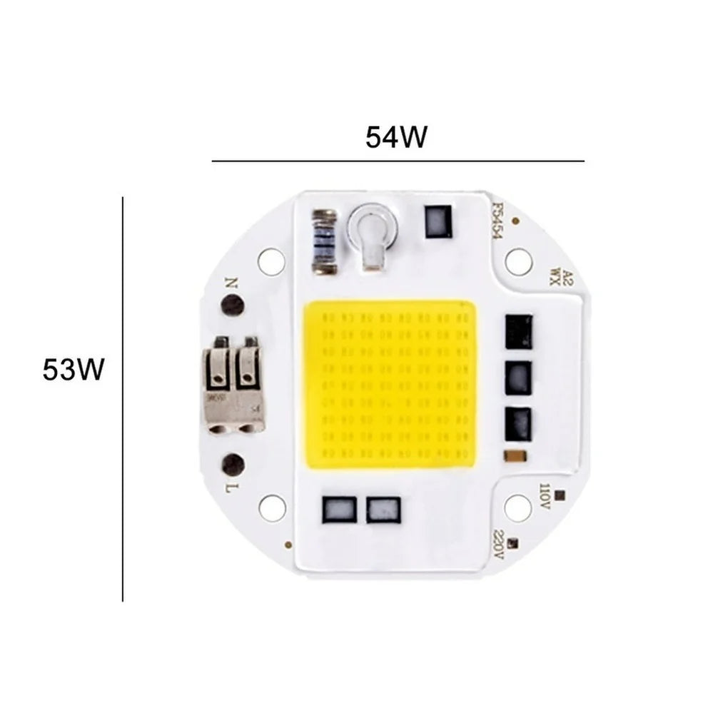 plaque led cob 50w 70w 100w blanc jaune ac110v 220v moderne technologie circuits imprimés