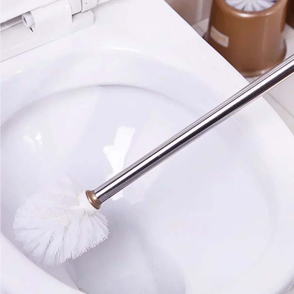 brosse toilette interchangeable blanche noire bristles denses moderne tringle fixe