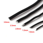 fil jardinage métal 2.5mm 5m 3.0mm 5m 2.0mm 10m 1.5mm 1.0mm noir lisse opaque