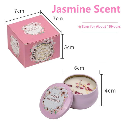 bougie parfumée cire soja boho chic motif mandala couvercle boîte rangement