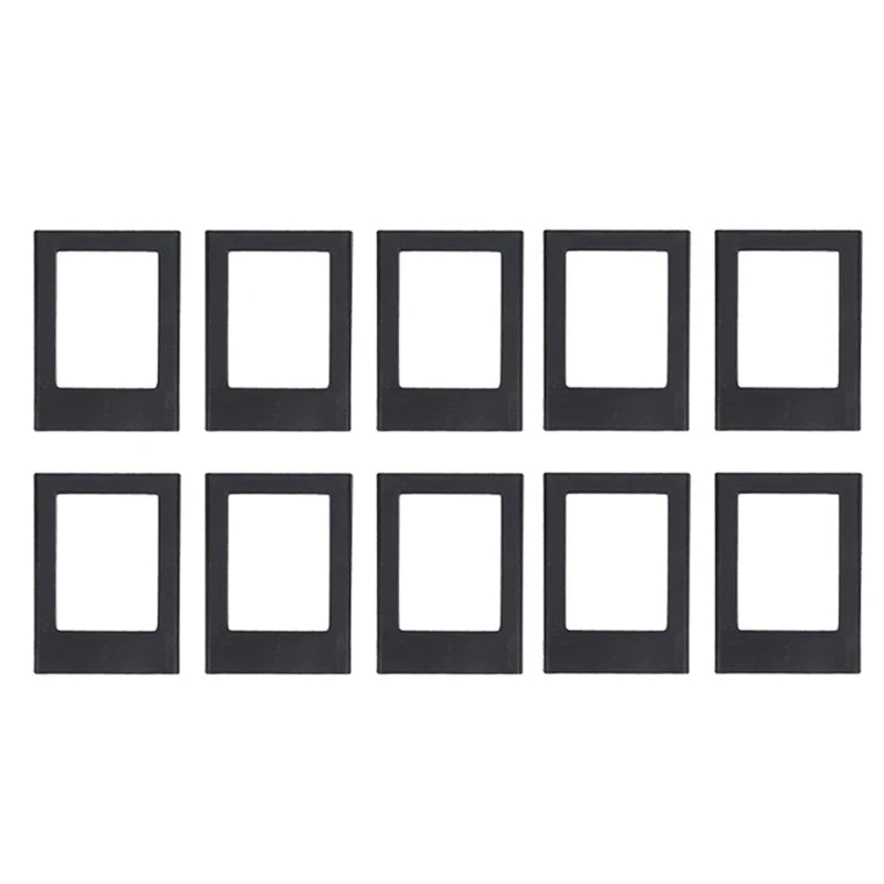 cadres photo aimants couleurs violet rose bleu moderne minimaliste cartes postales