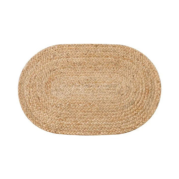 tapis jute naturel beige clair tissé main motif géométrique rustique salon chambre décoration maison