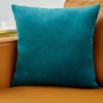 coussins velours modernes 40x40cm 45x45cm 50x50cm bleu jaune vert violet décor intérieur