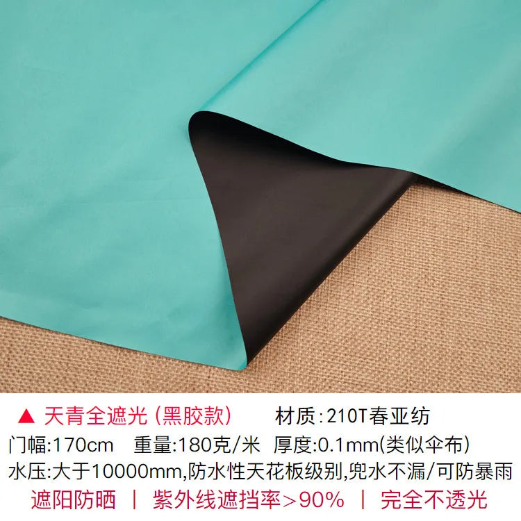 tissu polyester opaque gris métallisé noir brillant moderne 170cm large élégant respirant bricolage
