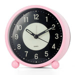 horloge table vintage sans tic tac piles lumineuse noir rose vert glow
