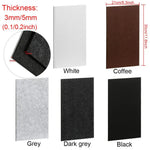 protecteurs sol adhésifs feutre blanc gris moderne antirayures 21x30cm 3mm 5mm