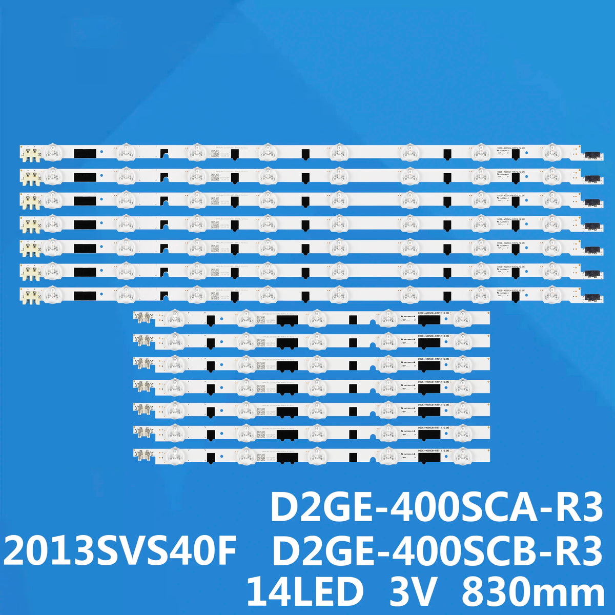 bande led blanc moderne 830mm connecteurs led puce électronique régulière opaques sans visibilité fixations