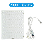 panneau led blanc mat moderne 5.5w 6500k usb réglable sans visibilité fixe