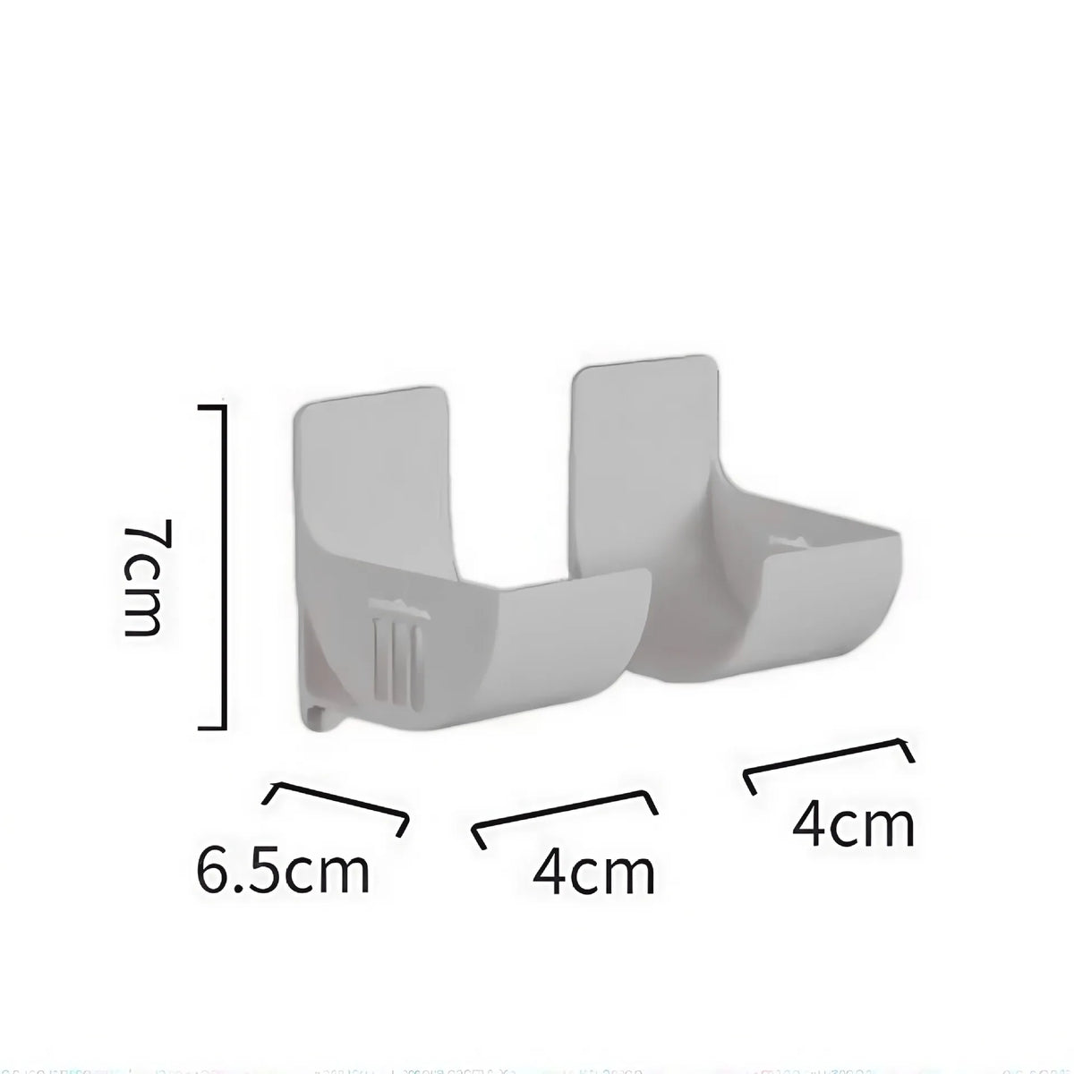 porte objets mural blanc réutilisable adhésif moderne minimaliste stockage rangement sacs petits objets