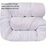 couvre lit moderne blanc gris uni été hiver lit double king queen 160x220cm 230x260cm