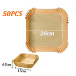 pochettes alimentaires marron plissées usage unique respectueux environnement moderne cuisine 20cm 16cm