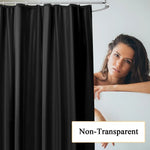 rideau douche gris moderne plissé imperméable crochets tringle rideaux minimaliste non transparent
