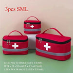 sac rangement multi usages kit médical oxford pratique croix blanche rouge gris bleu