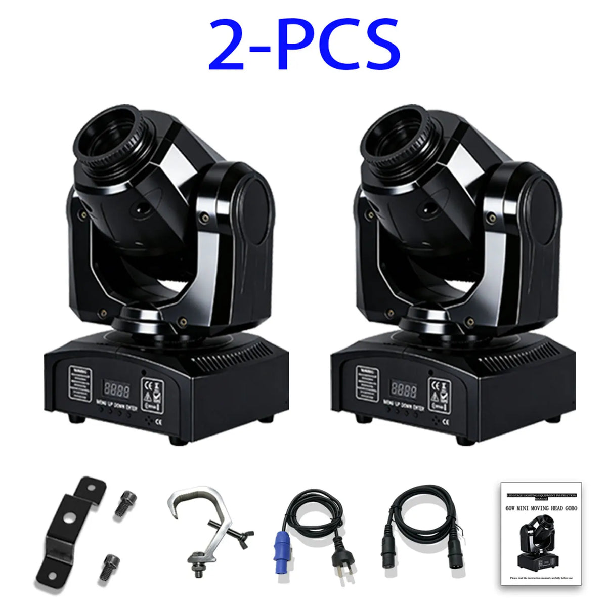 projecteur led moving head rgbw modes couleurs discothèque scène événement métal noir
