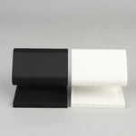 présentoir double face support bijoux noir blanc contemporain plateau brossé adhésif multifonctionnel montres rangement