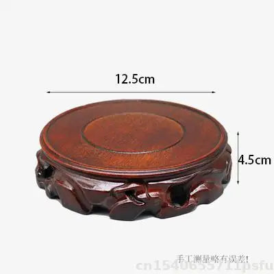 support présentation bois sculpté socle vase figurine théière décoration intérieur classique