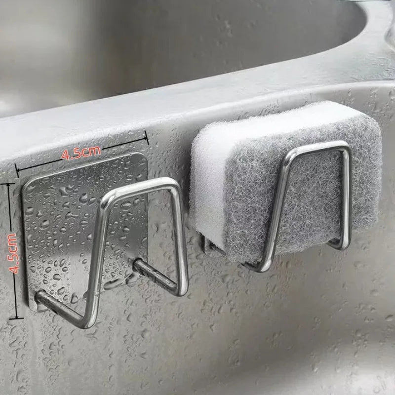 porte savon acier inoxydable argenté facile moderne adhésif lisse opacité utilisation multiple